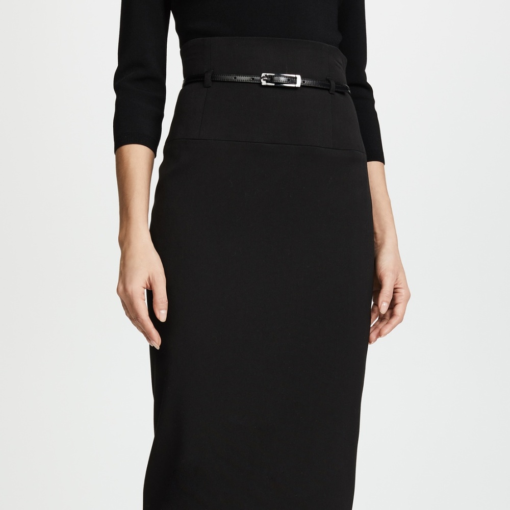 Black Halo Black Pencil Skirt size2